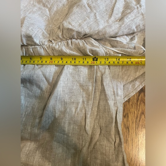 Reformation off the Shoulder Dress linen Tennessee beach boho revolve relaxed s - Picture 7 of 8